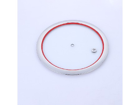 Stainless steel ring glass cover asdg