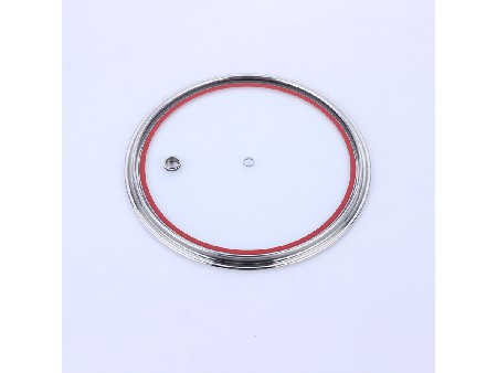 Stainless steel ring glass cover asdg