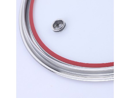 Stainless steel ring glass cover asdg