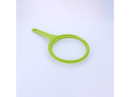 Silicone glass cover with handle